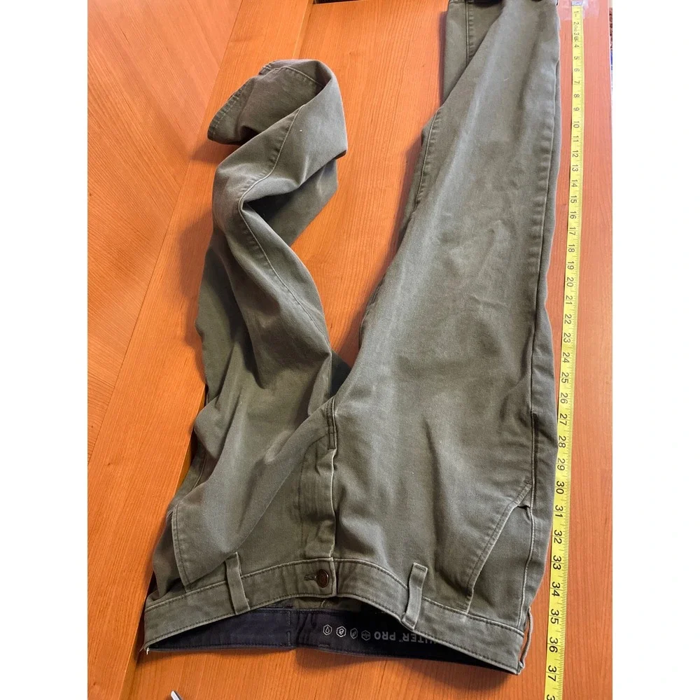 Levi's Mens Pants Commuter Pro Cordura Slim Fit 34x32 Olive Green